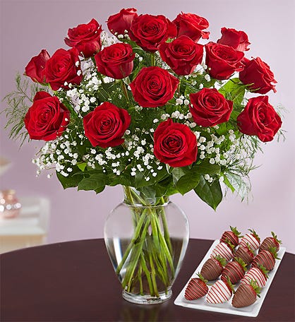 Rose Elegance™ with Strawberries